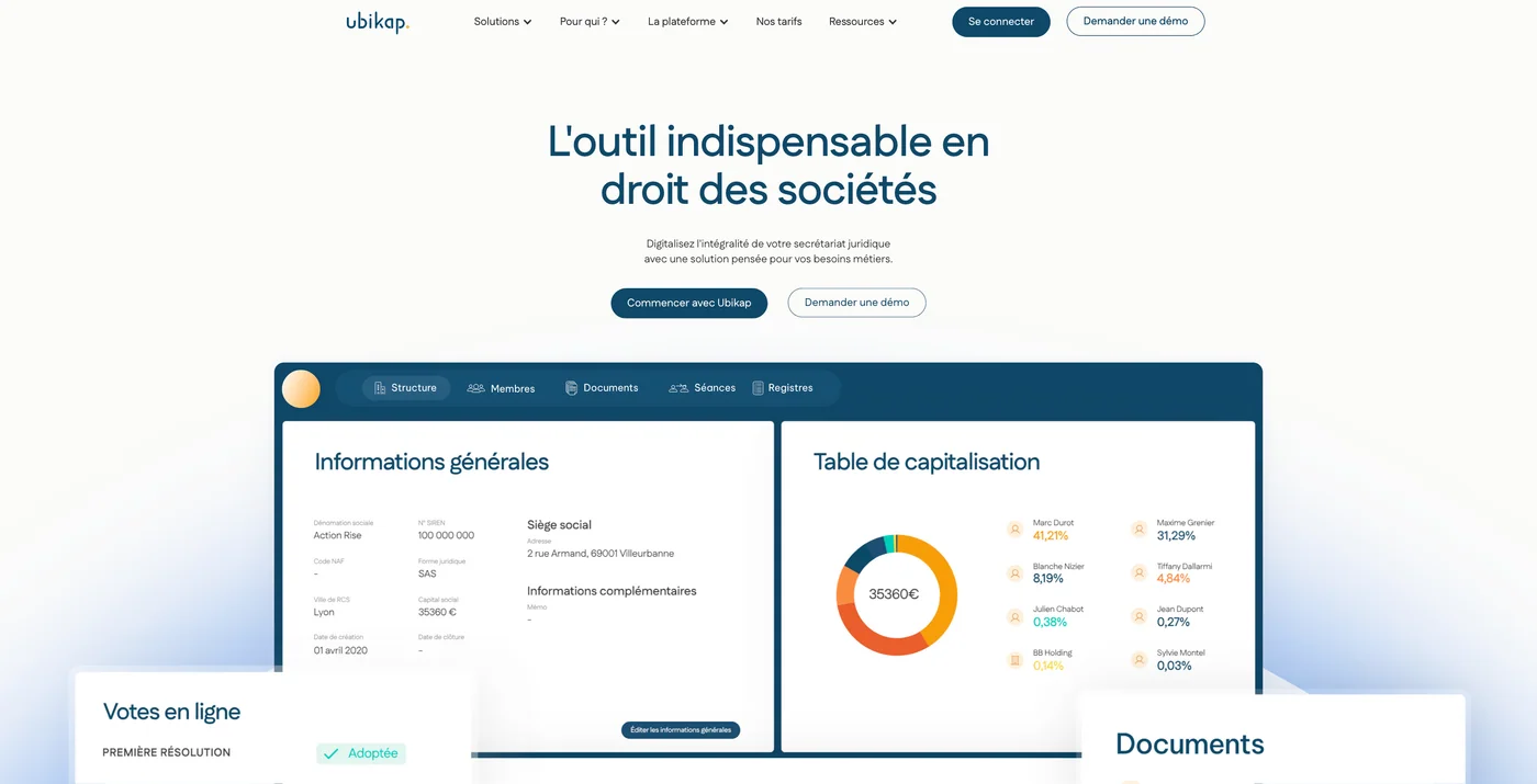 Ubikap SaaS Platform